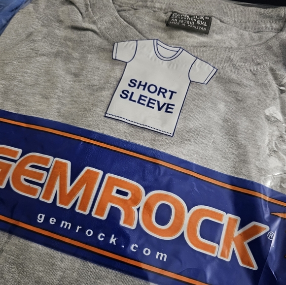 Gemrock Men's Solid Color T-Shirt - Heather Gray - Picture 3 of 5